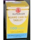 Huang Lian Su Tablets (Huang Lian Su Pian) 100 tablets "Min Kang" Brand